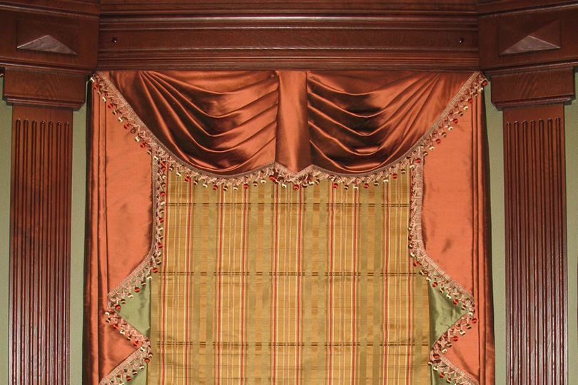 Текстильный декор кабинета