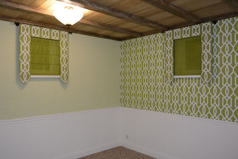 Текстильный декор комнаты отдыха