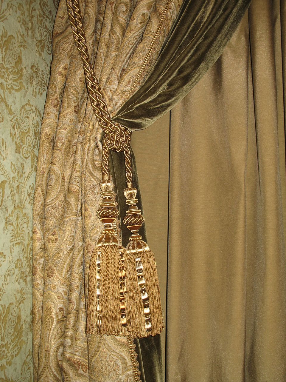 Текстильный декор кабинета